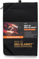 Drip EZ Meat Resting Blanket for retaining heat and juices after grilling or smoking meats. in black