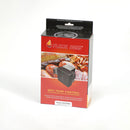A box labeled Flame Boss 400 WiFi Universal Smoker Controller Kit (FB400-U) by Flame Boss displays images of grilled meats and the BBQ temperature control device on a white background.