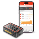 FireBoard 2 Pro Digital Fan Controller with 3 probes, a clip and charger for gravity fed smokers and kamado charcoal grills