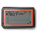 FireBoard 2 Pro Digital Fan Controller with 3 probes, a clip and charger for gravity fed smokers and kamado charcoal grills