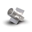 FireBoard G3 Ball Valve Adapter 1 inch female fitting at DDR BBQ Supply on white background