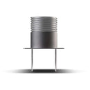 FireBoard G3 Ball Valve Adapter 1 inch female fitting at DDR BBQ Supply side view