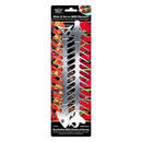 Flat stainless steel BBQ skewers, ideal for kabobs & Shrimp and available with personalization option with personalization