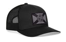 The Haka Hat Florida Flag Trucker Hat is a black tactical snapback with a mesh back and grayscale Florida flag patch—your ideal stylish go-to from Haka Hat.