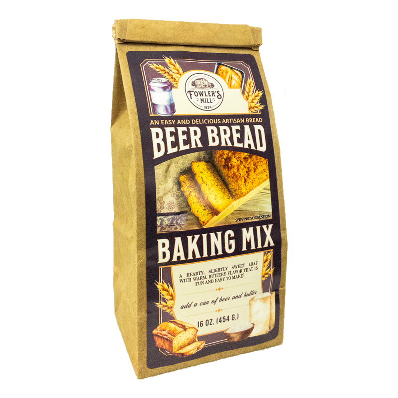 Fowler's Mill Beer Bread Mix for easy homemade bread at DDR BBQ Supply
