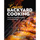 Cover of the WPPO Badass Backyard Cooking Cookbook – 140 of my Favorite Outdoor Cooking Recipes by WPPO LLC Direct, featuring grilled chicken wings over vibrant flames, bold white and yellow text, and Johan Magnusson’s name at the bottom. Ideal for anyone looking for an outdoor cooking cookbook packed with mouthwatering BBQ recipes and expert grilling inspiration.