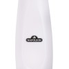 A close-up of a white bottle with the Napoleon Grills logo in the center, resembling a sleek cosmetic dispenser but actually the Napoleon Pancake Mixer and Dispenser (GACP006) for making perfect pancakes.