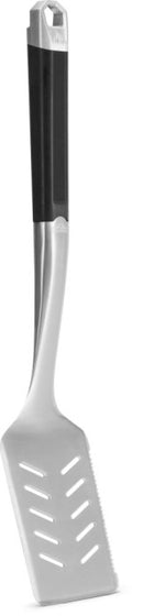 The Napoleon Grills PRO Series Premium Grill Spatula (GATL007) features a stainless steel slotted blade and black handle, making it ideal for flipping and lifting food when grilling—perfect for any PRO Series enthusiast.