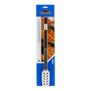 Napoleon Grills' Premium Grill Tongs PRO Series (GATL008) in packaging with a blue PRO label, QuickClick locking mechanism, and food images like grilled carrots and meat.