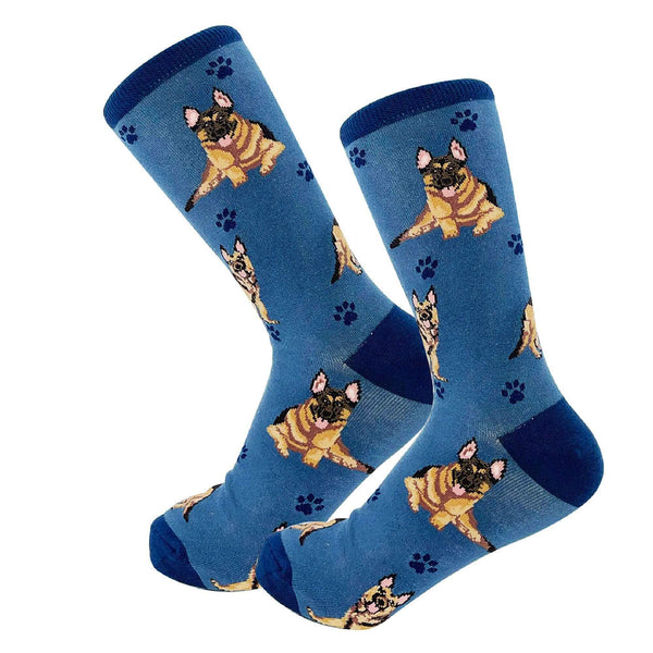 German Shepherd dog socks with playful design perfect gift for German Shepherd lovers from DDR BBQ Supply