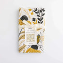 Gingiber Bee Garden flour sack tea towel for everyday kitchen cleanup and use