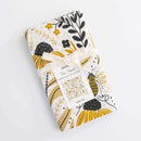 Gingiber Bee Garden flour sack tea towel for everyday kitchen cleanup and use