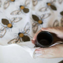 Gingiber Bee flour sack tea towel for kitchen decor and everyday use