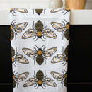Gingiber Bee flour sack tea towel for kitchen decor and everyday use