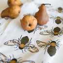 Gingiber Bee flour sack tea towel for kitchen decor and everyday use