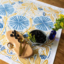 Gingiber Blue Caterpillar flour sack tea towel for kitchen decor and everyday use
