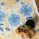 Gingiber Blue Caterpillar flour sack tea towel for kitchen decor and everyday use