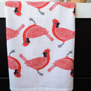 Gingiber Cardinal flour sack tea towel for everyday kitchen cleanup and use