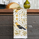 Gingiber Goldfinch flour sack tea towel for sourdough baking and kitchen use
