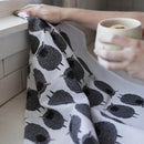 Gingiber Sheep flour sack tea towel for everyday kitchen cleanup and use