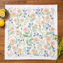Gingiber Wildflower flour sack tea towel for kitchen use and gift giving
