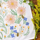 Gingiber Wildflower flour sack tea towel for kitchen use and gift giving
