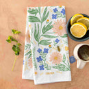 Gingiber Wildflower flour sack tea towel for kitchen use and gift giving