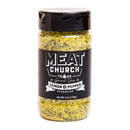 Meat Church Gourmet Lemon Pepper Seasoning 6 oz for chicken, fish, and vegetables at DDR BBQ Supply