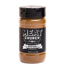 Meat Church Gourmet Seafood Seasoning 6 oz for fish, shrimp, crab, and seafood boils at DDR BBQ Supply