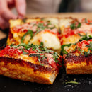 Gozney Detroit Pizza Dough Mix for thick pan-style crusts – perfect for outdoor pizza ovens – available at DDR BBQ Supply