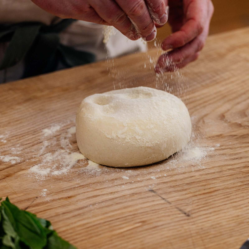 Gozney Neapolitan Pizza Dough Mix – make artisan-style pizza with airy crust at home using outdoor pizza ovens – available at DDR BBQ Supply