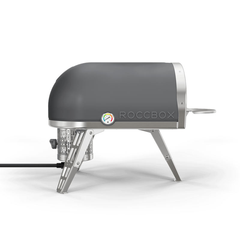 Gozney Roccbox Mantel stainless steel front shelf for pizza oven – available at DDR BBQ Supply