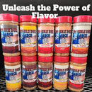 DDR BBQ Rubs 6 Pack of all-natural Texas-made seasonings for grilling and everyday use