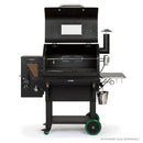 Green Mountain Pellet Grills Rotisserie Kit  for Peak 2.0 and Jim Bowie models.  Shown in pellet grill. 