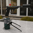 GrillBlazer Su-VGun and propane bottle stand for high-heat searing, sous vide, and charcoal ignition