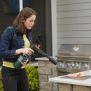 GrillBlazer Su-VGun and propane bottle stand for high-heat searing, sous vide, and charcoal ignition