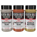 Heath Riles 3 Essential Shakers Rub Set Everyday Sweet Garlic Butter at DDR BBQ Supply