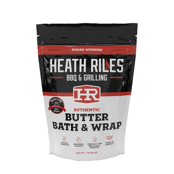 Heath Riles Butter Bath and Wrap mix for tender competition style ribs at DDR BBQ Supply