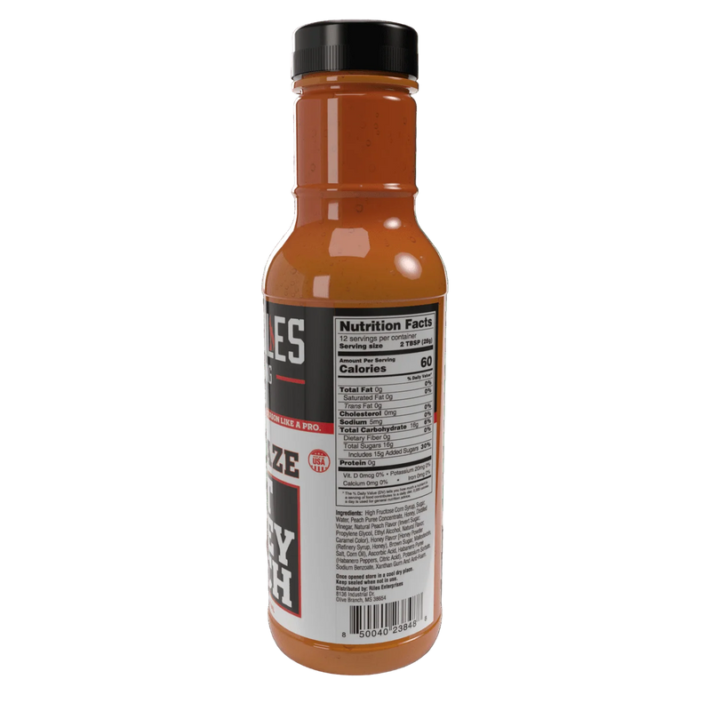 Heath Riles Hot Honey Peach BBQ Glaze DDR BBQ Supply