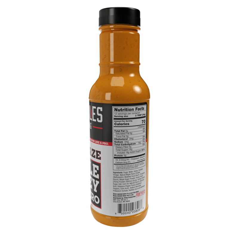 Heath Riles Maple Honey Habanero BBQ Glaze DDR BBQ Supply