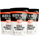 Heath Riles Pork Injection and Brine mix for juicy tender smoked pork at DDR BBQ Supply