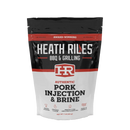 Heath Riles Pork Injection and Brine mix for juicy tender smoked pork at DDR BBQ Supply