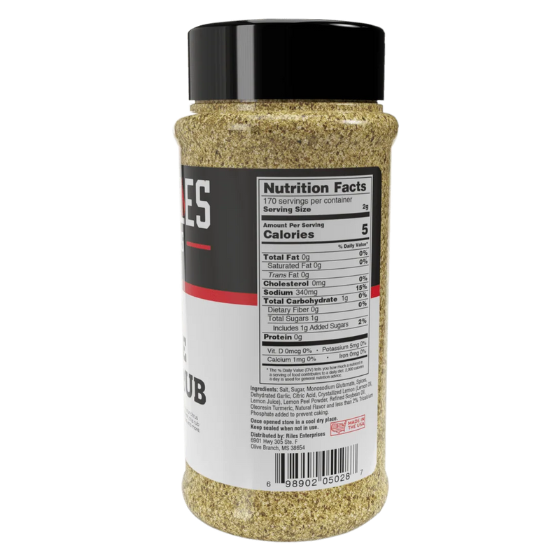 Heath Riles Simple Citrus Rub – Citrus BBQ Seasoning for Chicken, Fish, and More
