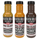 Heath Riles Sweet Dessert BBQ Glaze 3 Pack DDR BBQ Supply