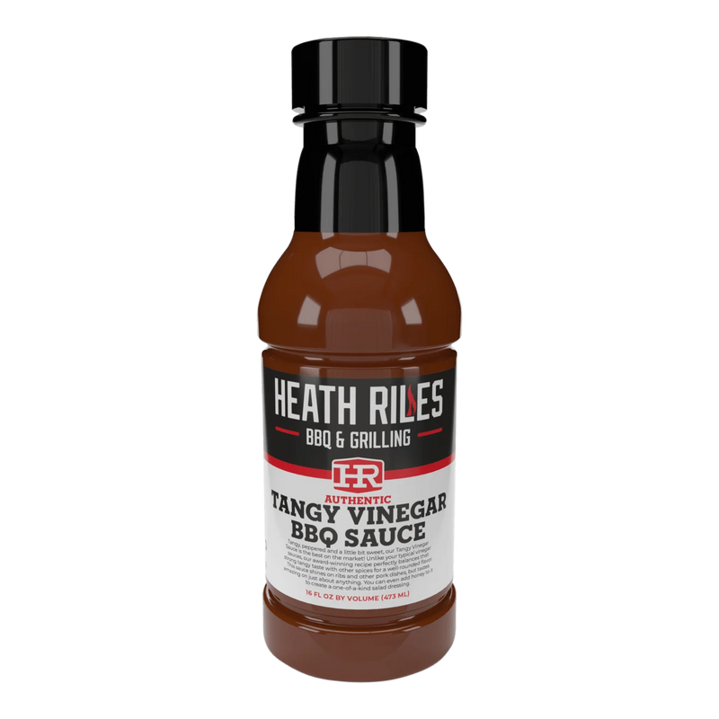 Heath Riles Tangy Vinegar BBQ Sauce bright peppered vinegar bbq sauce at DDR BBQ Supply