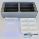 Dubler Party Cooler™ | Metallic Gray | DDR BBQ Supply
