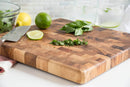 Ironwood Charleston 14 inch square end grain acacia chef’s cutting board DDR BBQ Supply