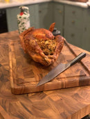 Ironwood large acacia end grain cutting and serving board 14x20 DDR BBQ Supply