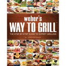 Paperback cover of Weber’s Way to Grill: The Step-By-Step Guide to Expert Grilling featuring a large collage of various grilled foods and ingredients.