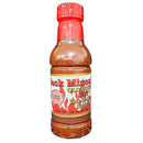 Myron Mixon's Jack Mixon's Old South Hot Bar-B-Que Sauce comes in an 18 oz (510 g) bottle with a red cap and a red-and-white label featuring a pig illustration and bold text. This spicy barbecue sauce adds Southern heat to any meal.